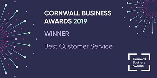 Cornwall Business Awards 2019 - Best Customer Service Winner