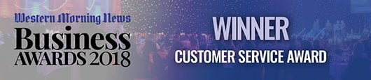 Western Morning News - Business Awards 2018 - Customer Service Award Winner